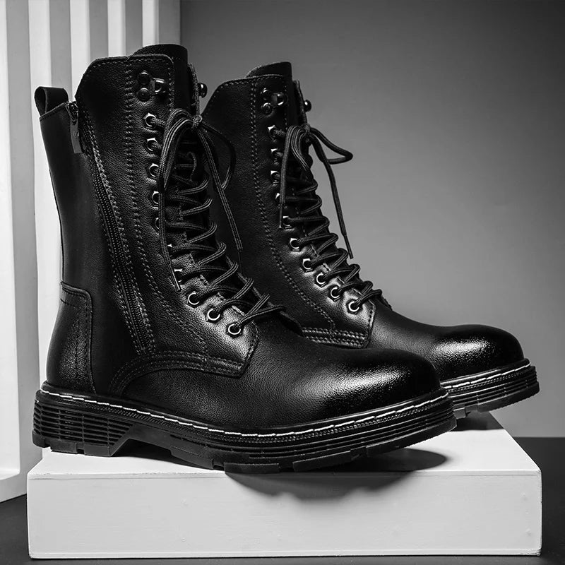 Germain | Bottines en Cuir Pleine Fleur