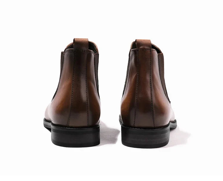 Bertrand | Bottines Chelsea en Cuir Véritable