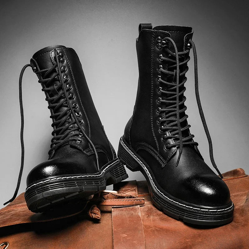 Germain | Bottines en Cuir Pleine Fleur