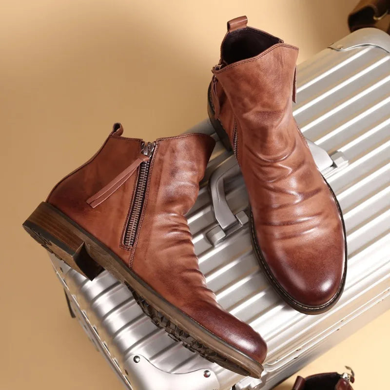 Baptiste | Bottines Chelsea en Cuir