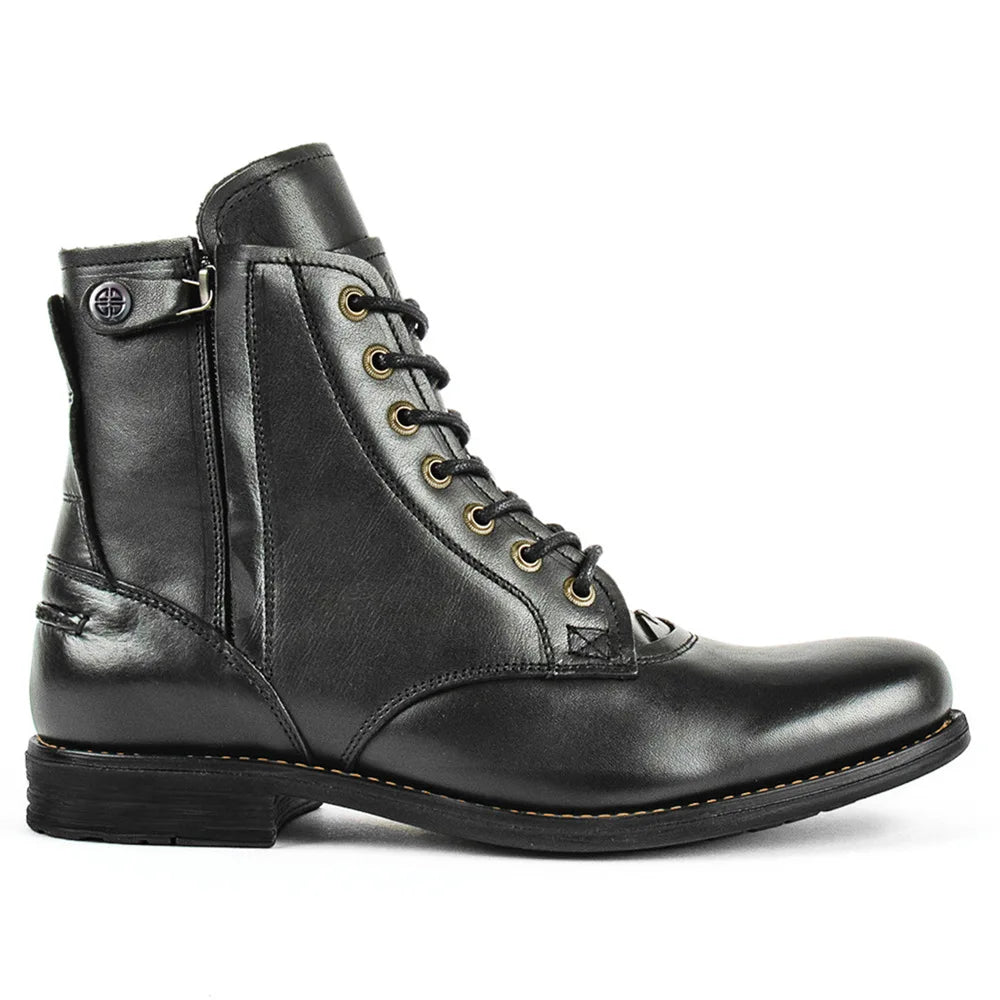 Hector | Bottines à Lacets en Cuir