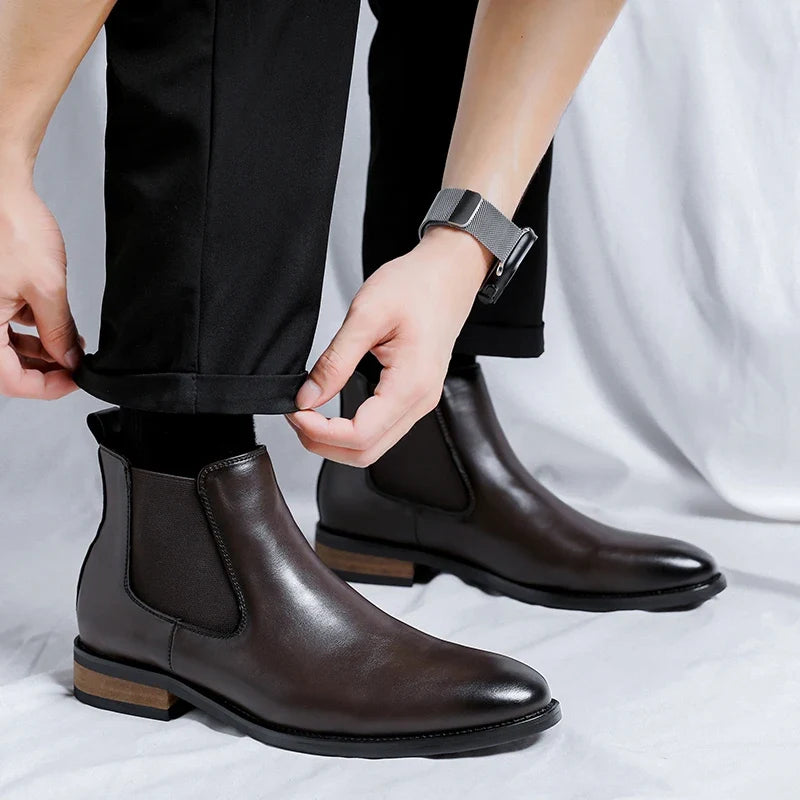 Léandre | Bottines Chelsea en Cuir