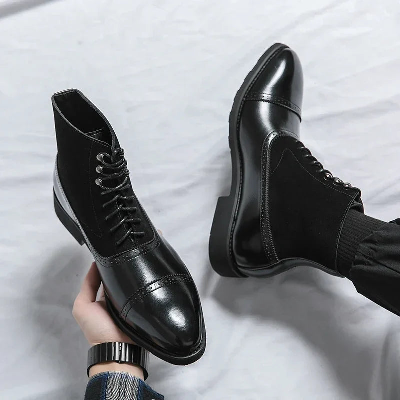 Octave | Bottines à Lacets en Cuir