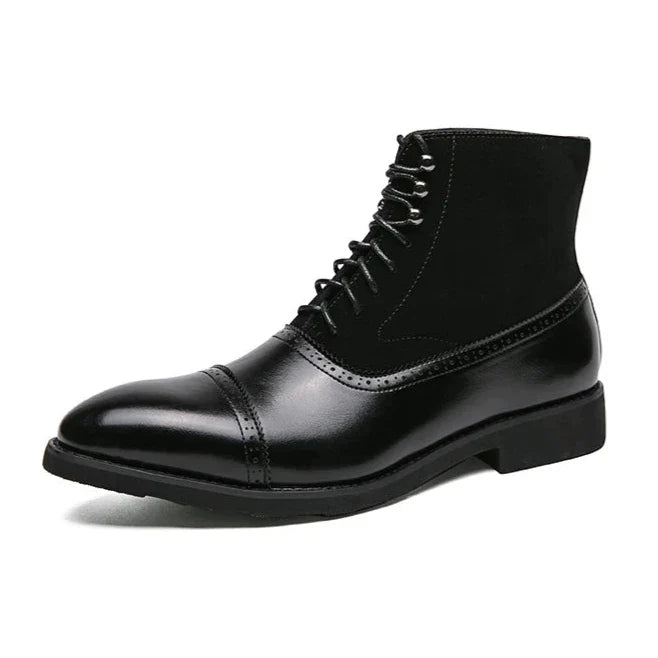 Octave | Bottines à Lacets en Cuir