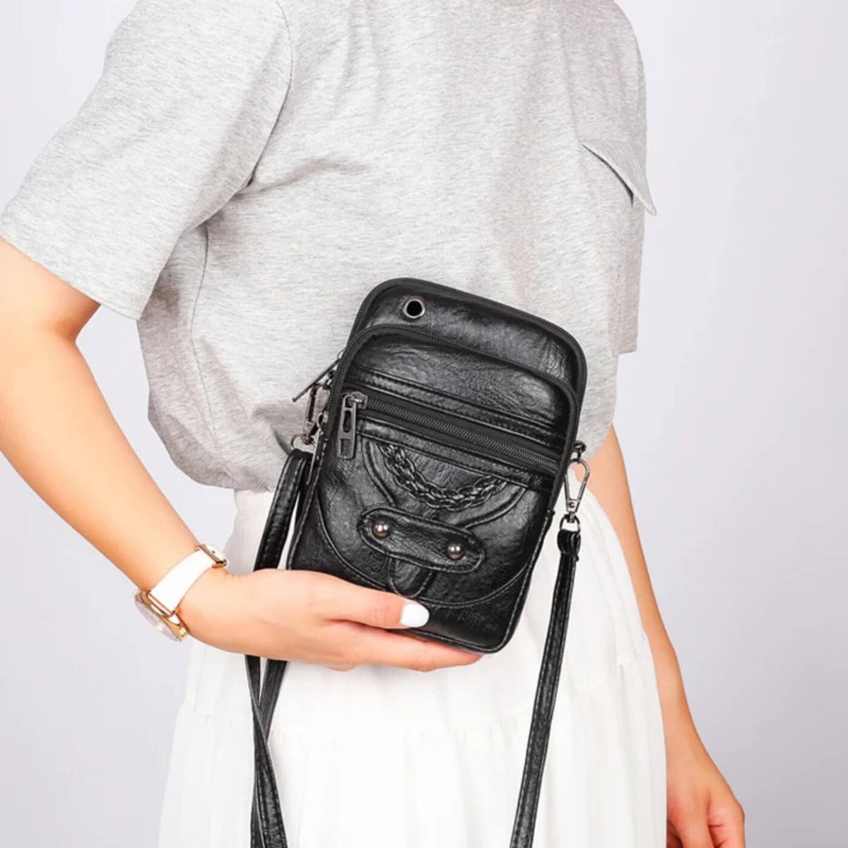 Rose | Sac Bandoulière Tressé