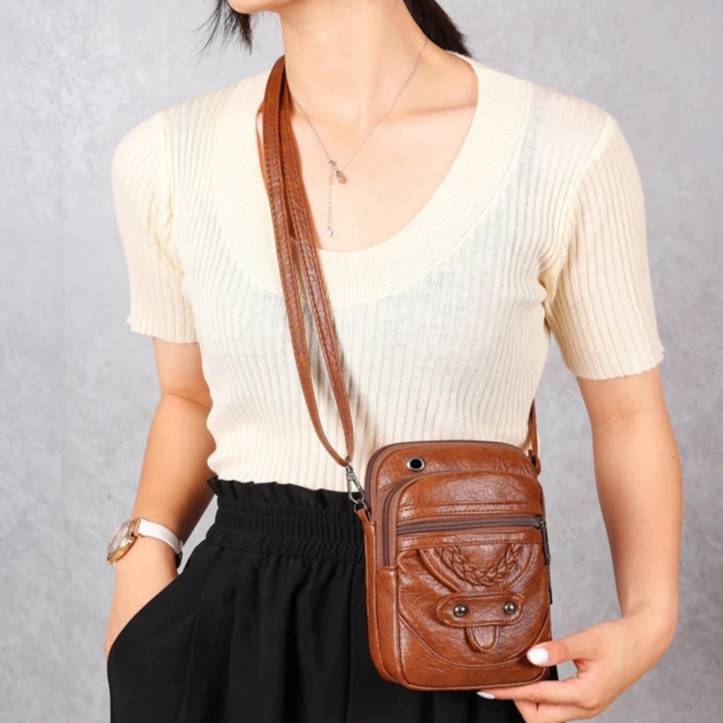 Rose | Sac Bandoulière Tressé