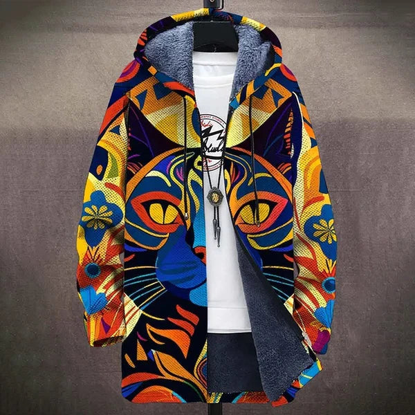 Solène | Gilet à capuche d'inspiration artistique