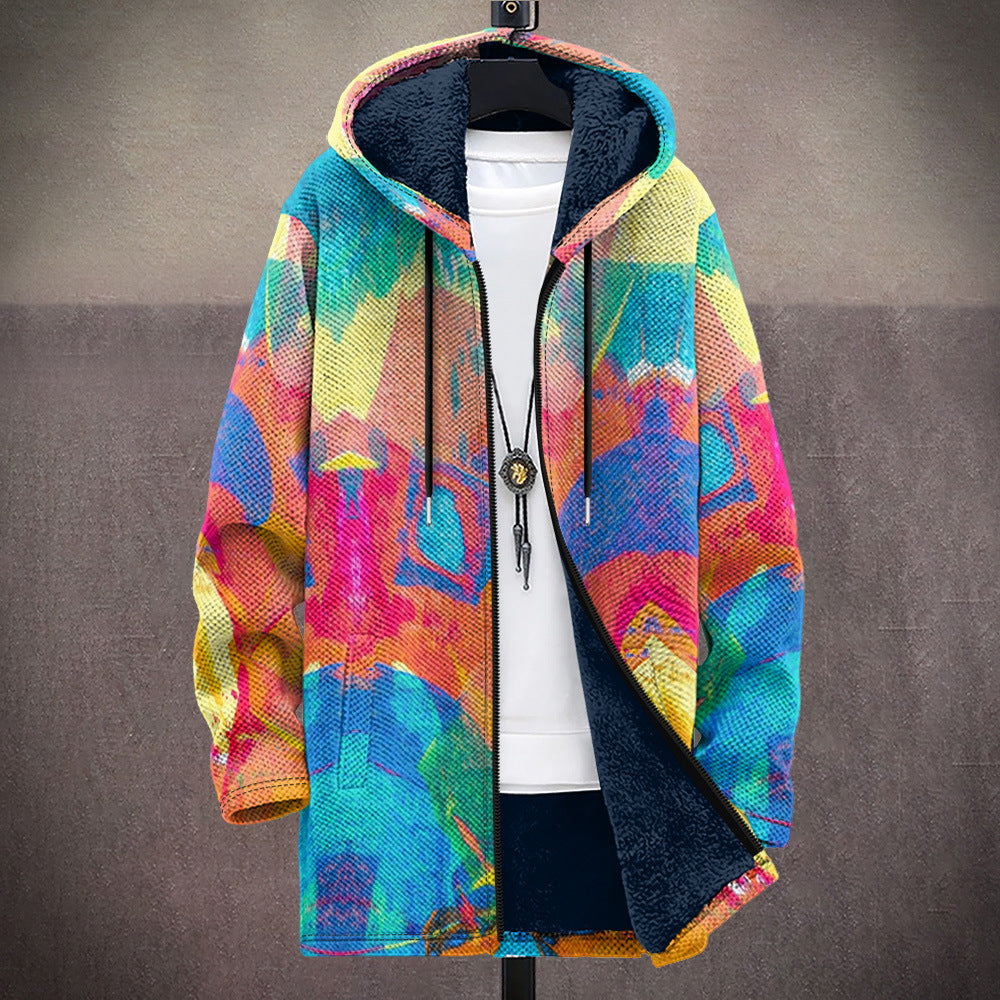 Amandine | Gilet à capuche d'inspiration artistique