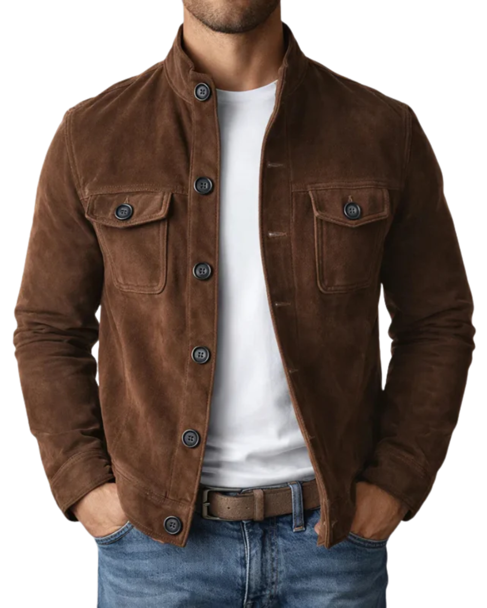Thomas | Bomber Effet Daim Premium