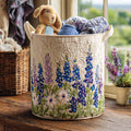 Magie des Fleurs Sauvages | Panier à Linge Matelassé