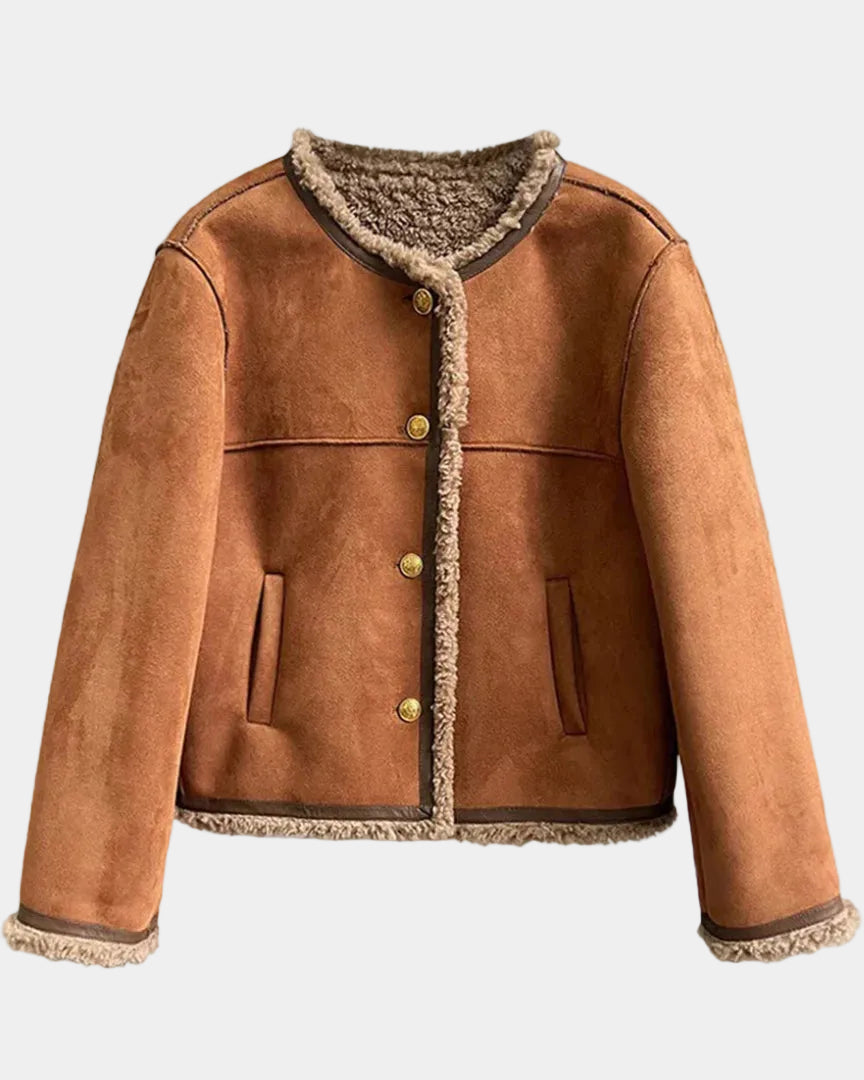 Ondine | Veste Courte Effet Daim