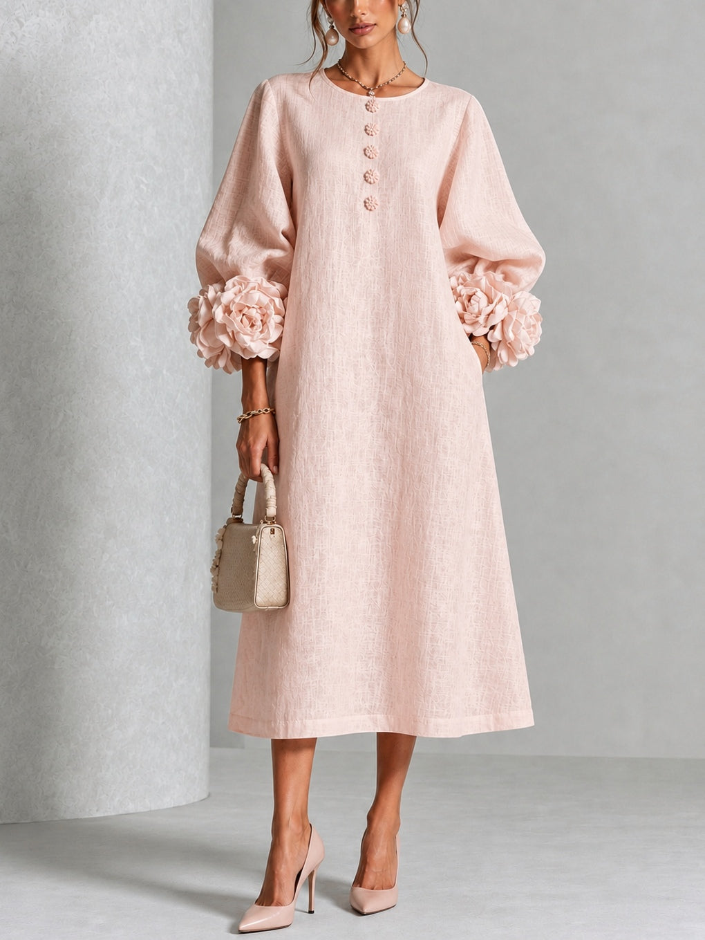 Liliane | Robe Midi Fleurie