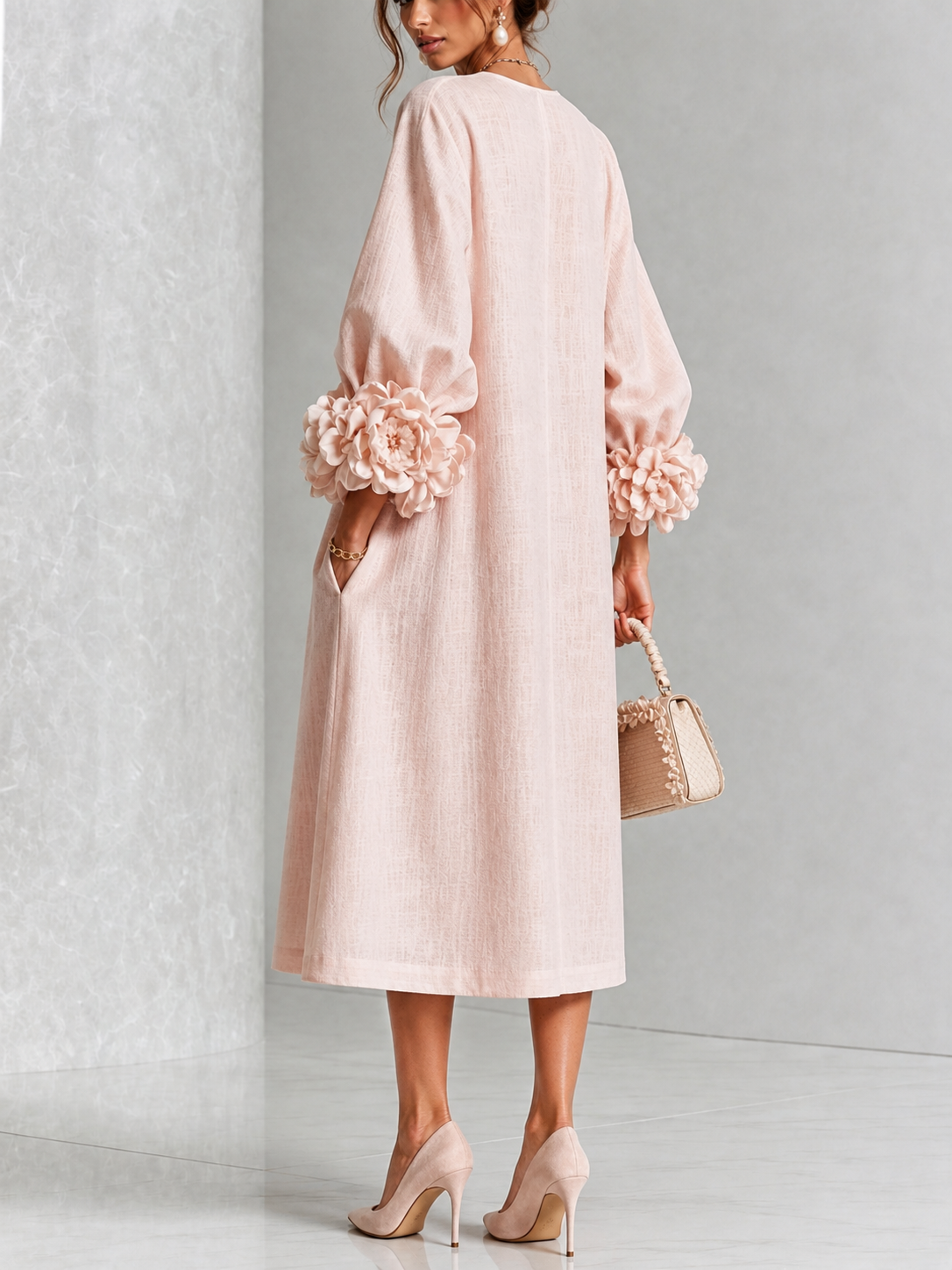 Liliane | Robe Midi Fleurie