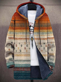Diane | Manteau-gilet à capuche artistique