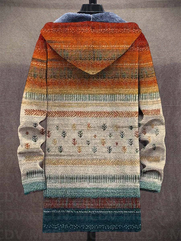 Diane | Manteau-gilet à capuche artistique