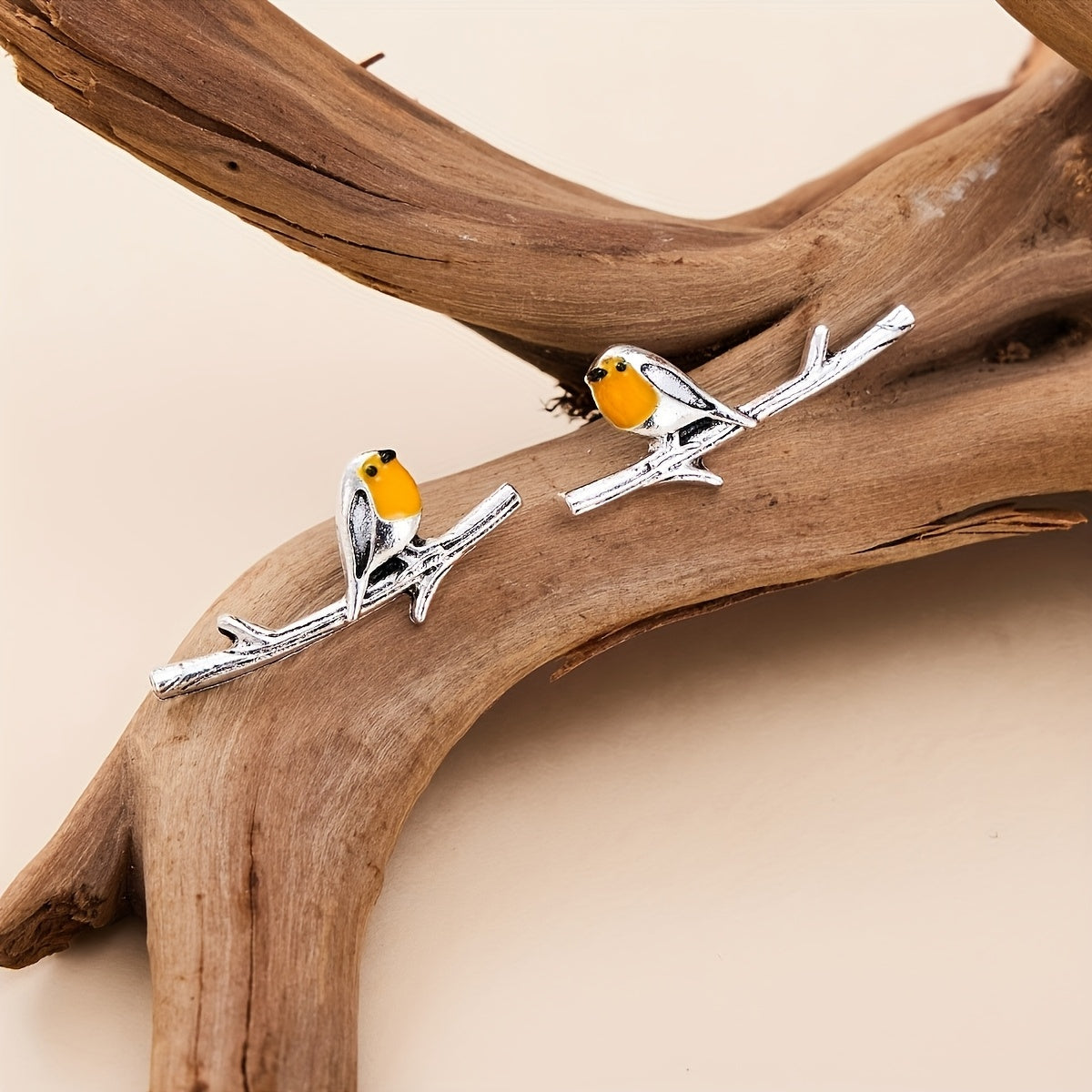 Josiane | Boucles d'Oreilles Rouge-Gorge