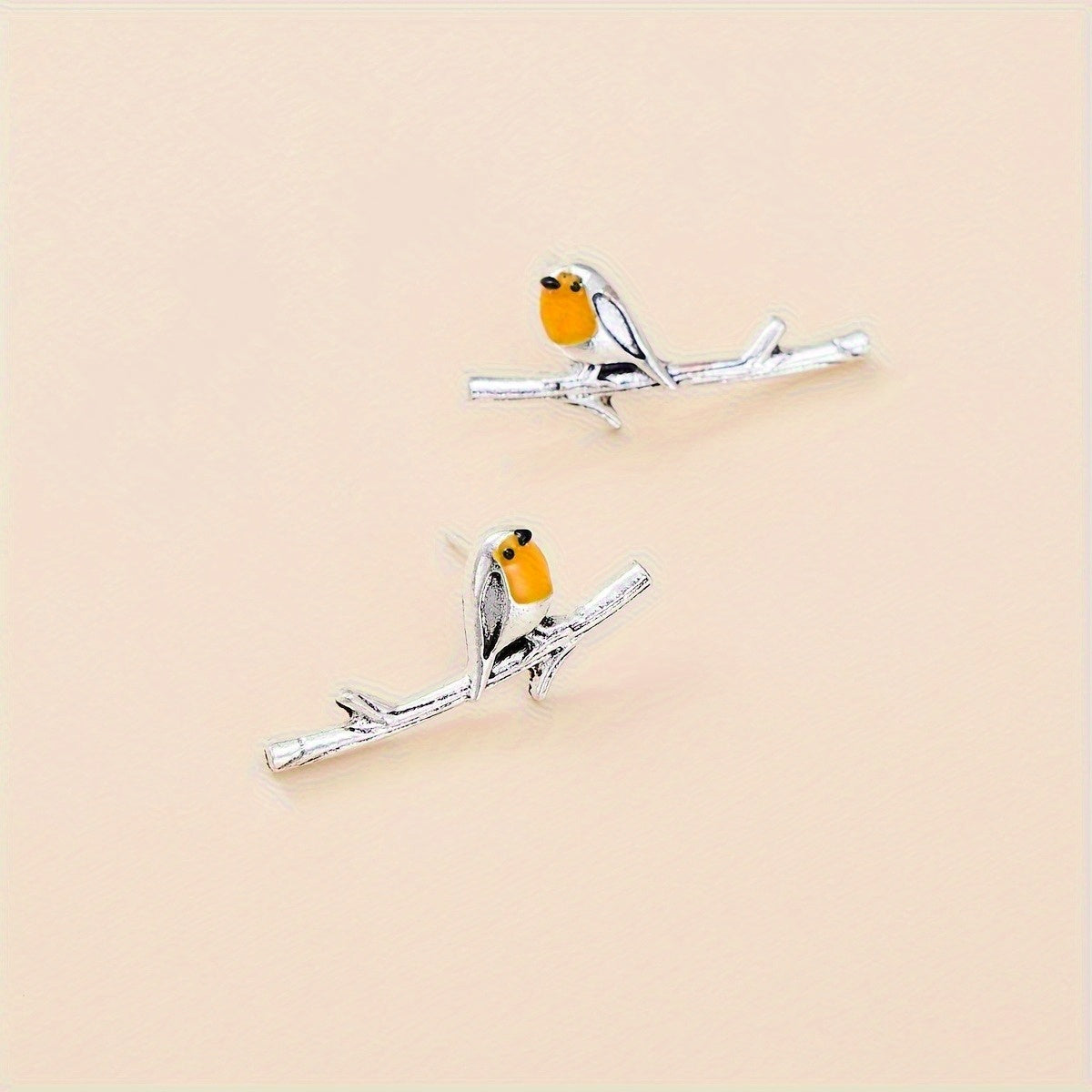 Josiane | Boucles d'Oreilles Rouge-Gorge