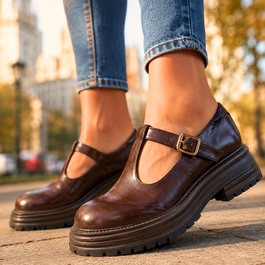 Vanessa - Mocassins Babies en Cuir Véritable