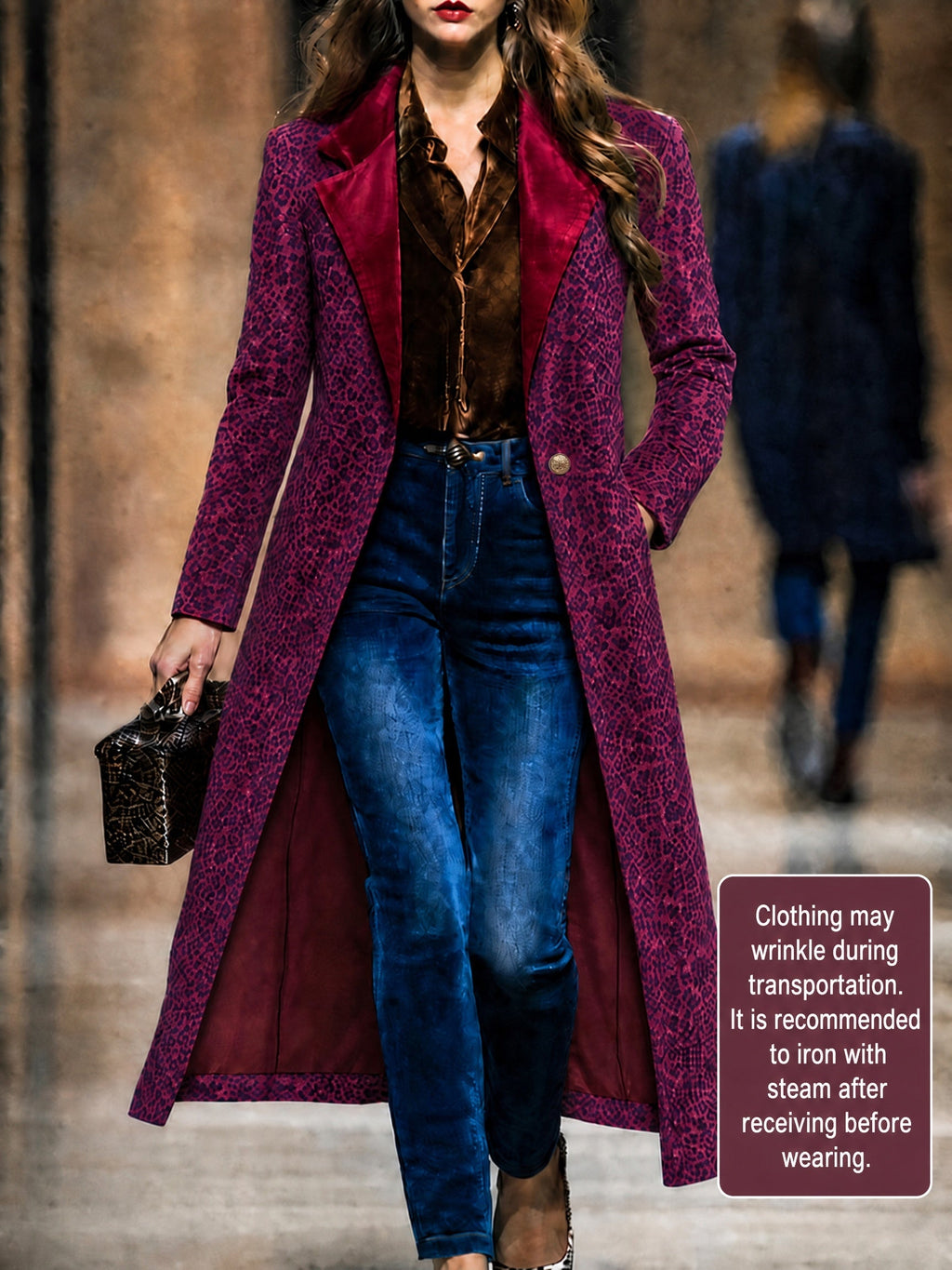 Eulalie | Manteau Long Texturé