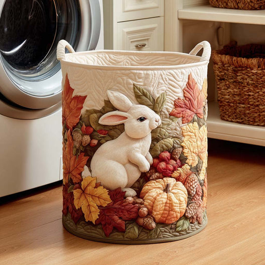 Lapin Cannelle | Panier à Linge Matelassé