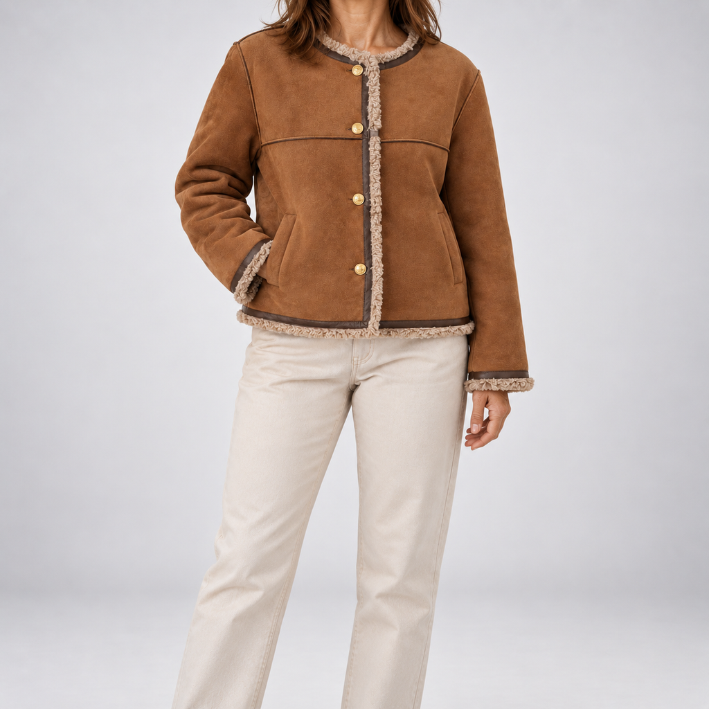 Ondine | Veste Courte Effet Daim