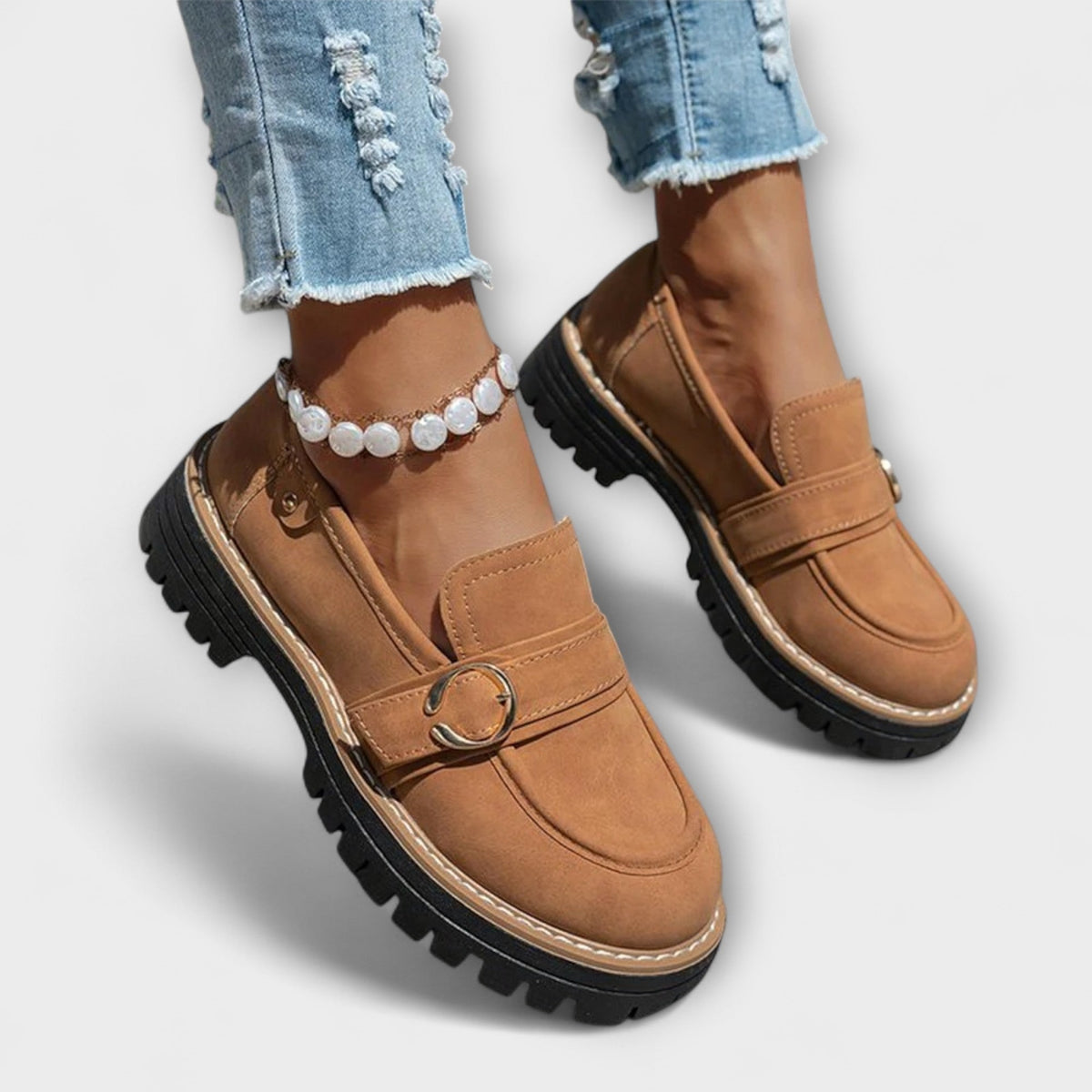 Lorette™ | Mocassins Casual à Bout Rond
