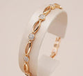 Thaïs | Bracelet Doré Élégant à Zircons