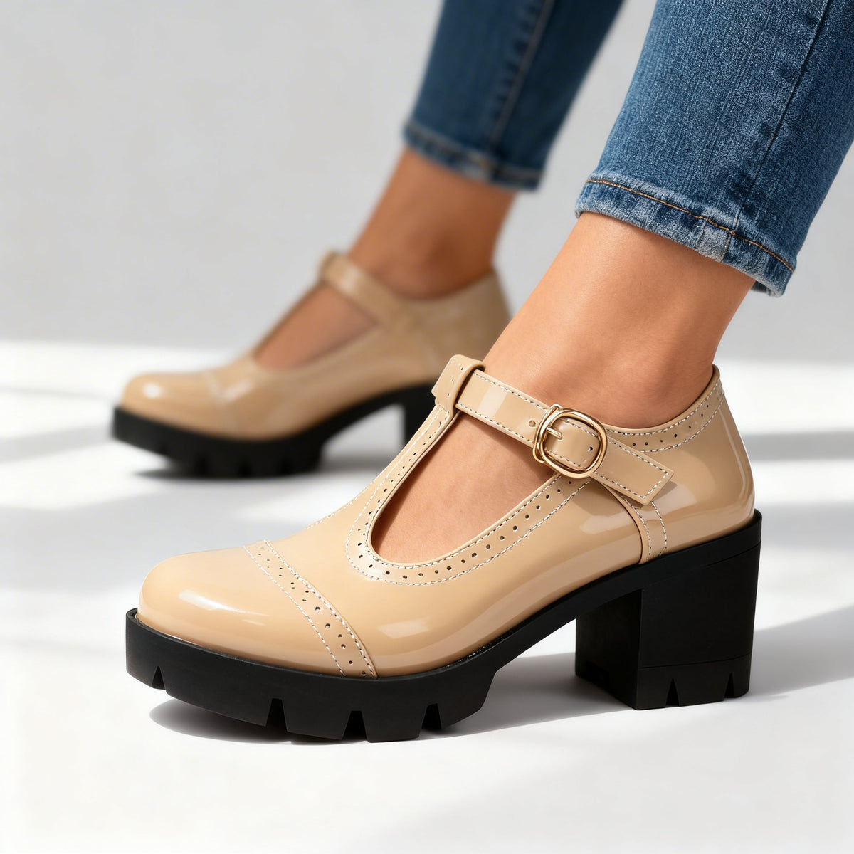 Lisette - Escarpins Richelieu Vernis
