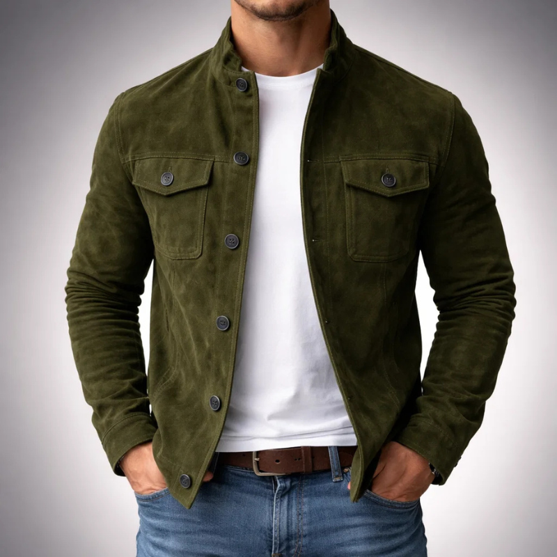 Thomas | Bomber Effet Daim Premium