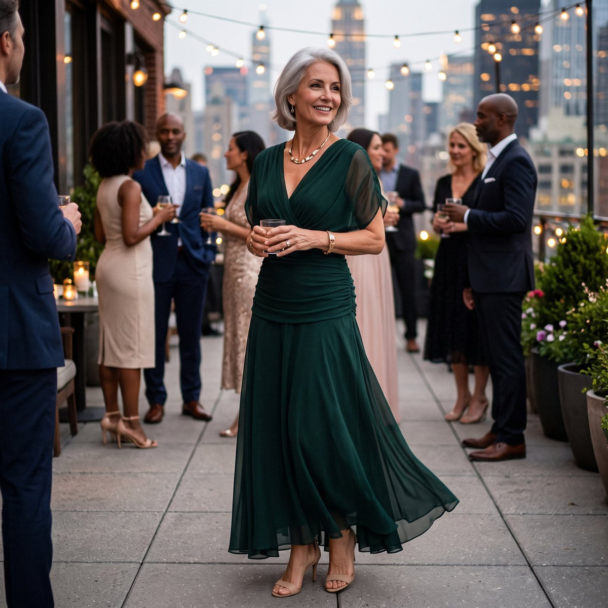 Thérèse | Robe Longue Élégante de Soirée