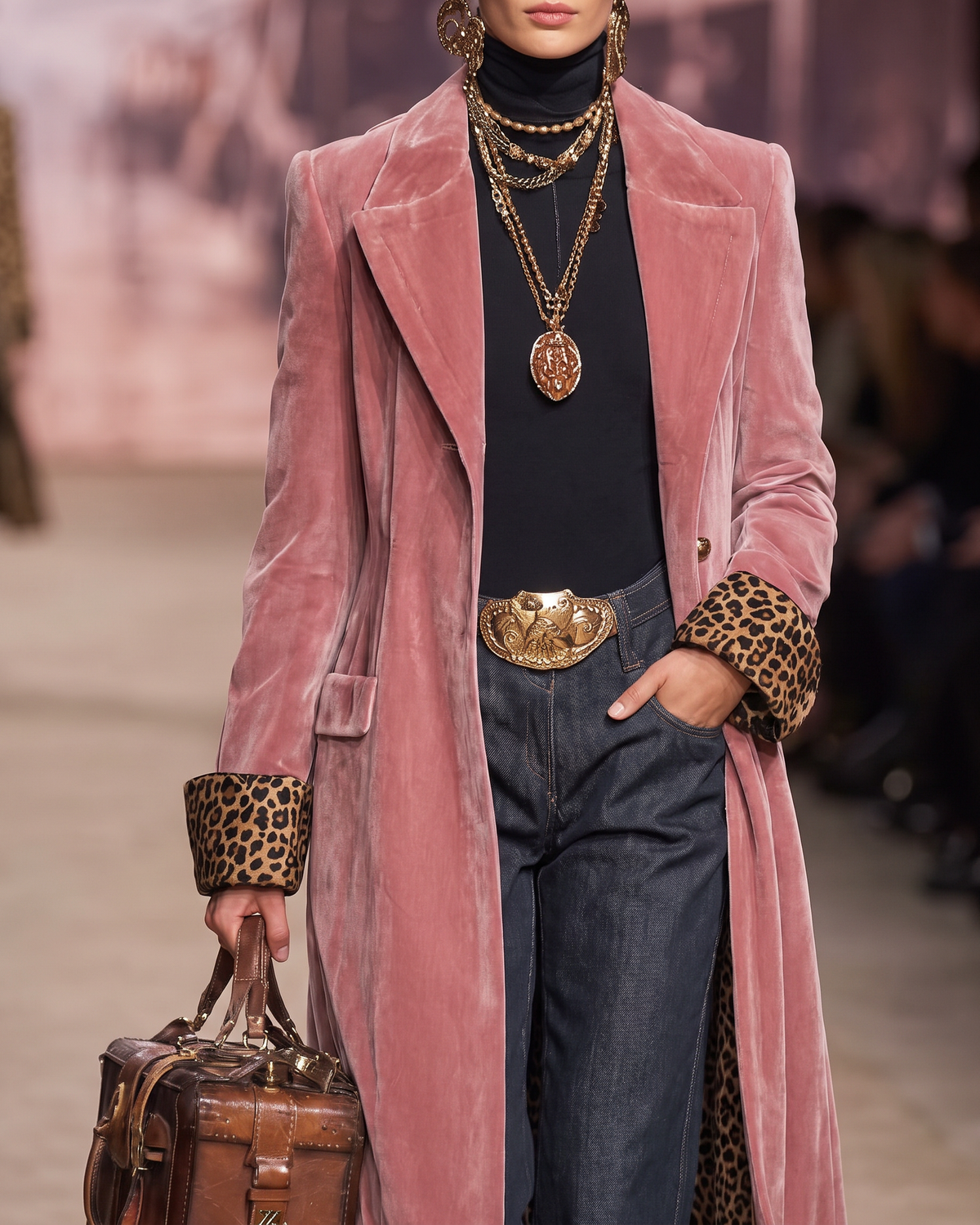 Victoire | Manteau Long Ajusté en Velours