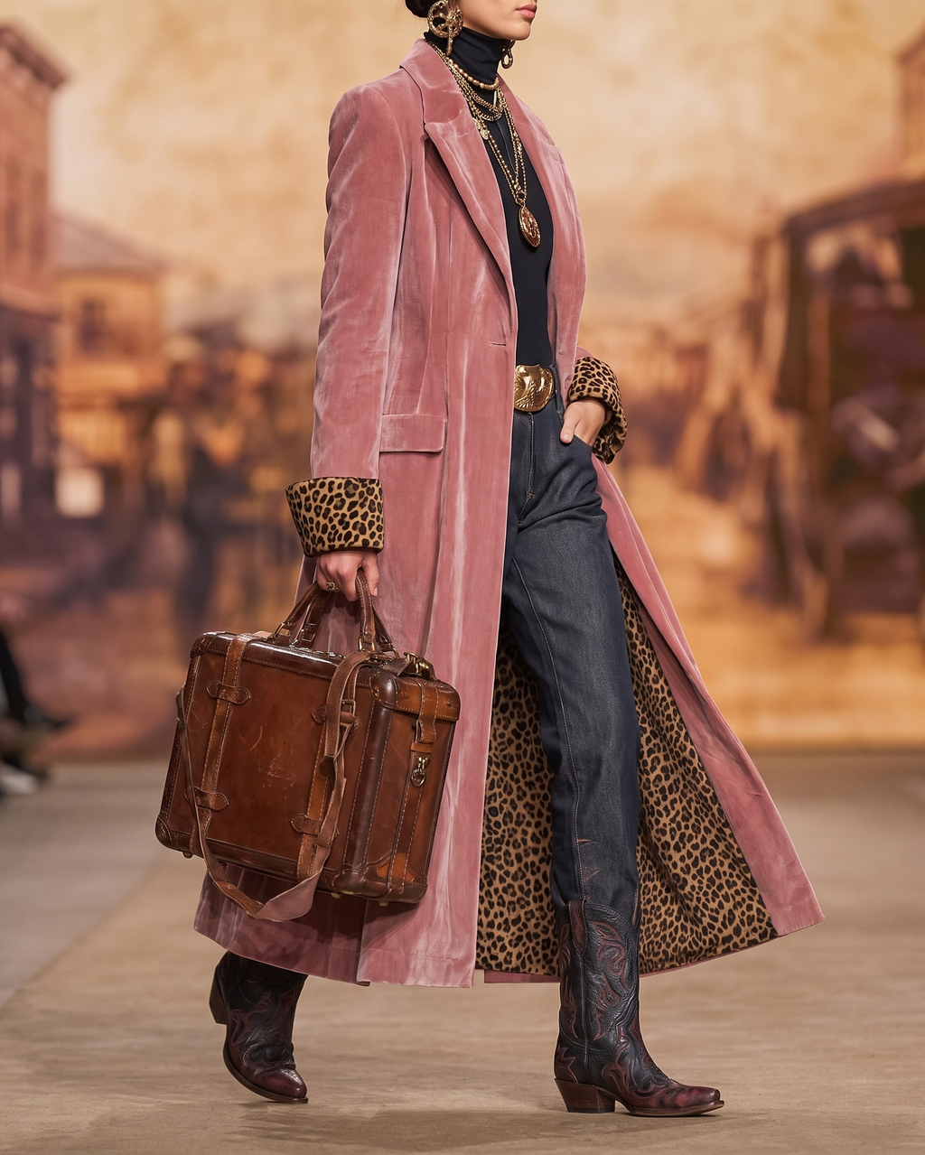 Victoire | Manteau Long Ajusté en Velours