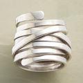 Clara | Bague Vintage Argentée Élégante