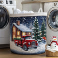 Pick-up du Chalet Enneigé | Panier à Linge Matelassé