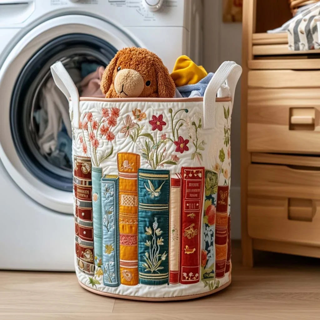 Fleurs de Conte | Panier à Linge Matelassé