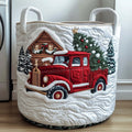 Pick-up de Noël Vintage | Panier à Linge Matelassé