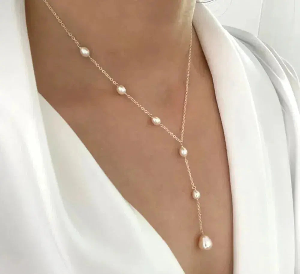 Maryse | Collier Pendentif Élégant Vintage en Perles