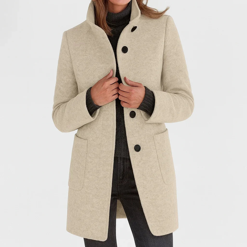 Vivienne | Manteau à Col Montant