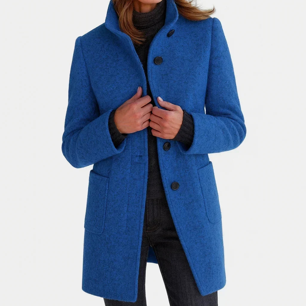 Vivienne | Manteau à Col Montant
