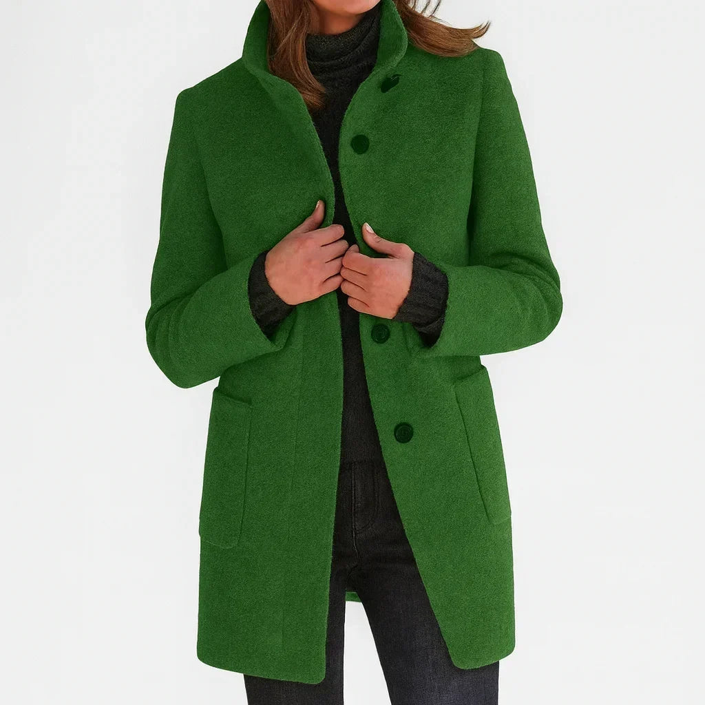Vivienne | Manteau à Col Montant