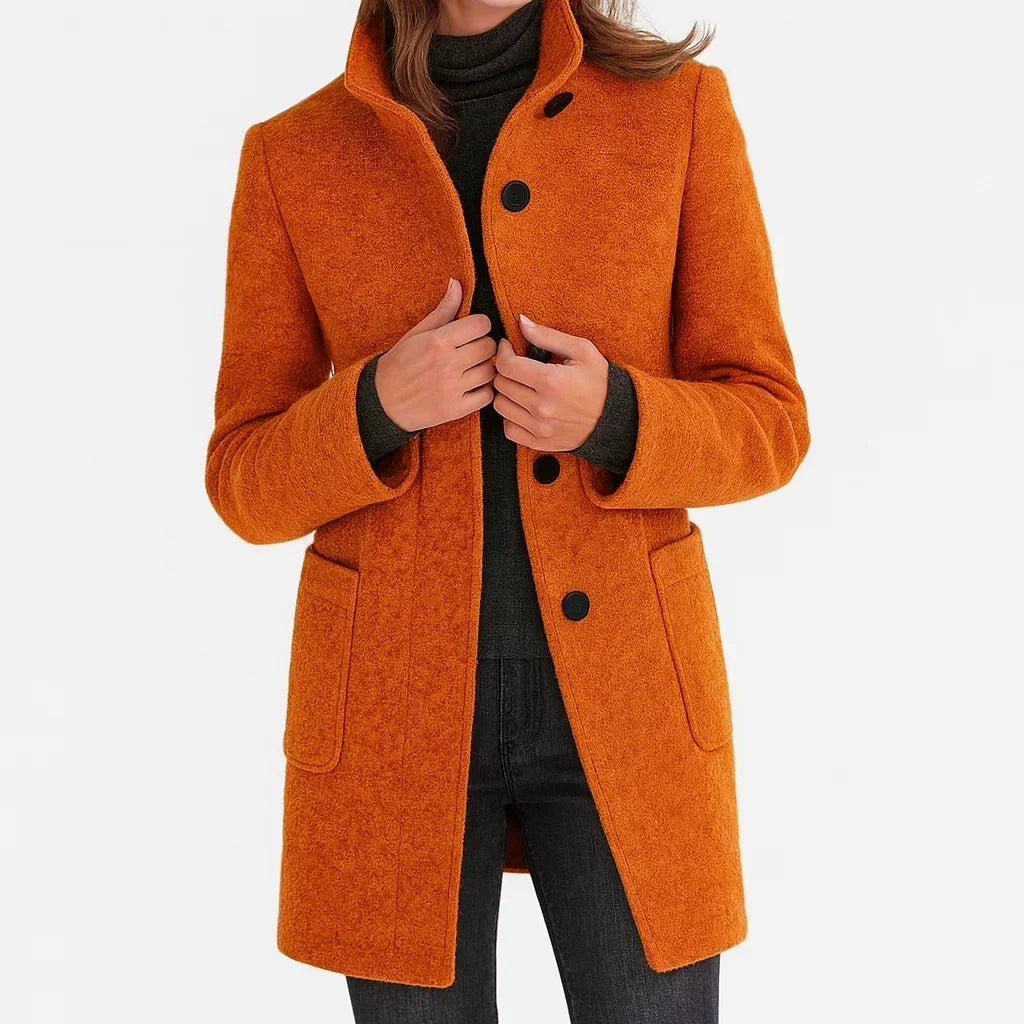 Vivienne | Manteau à Col Montant