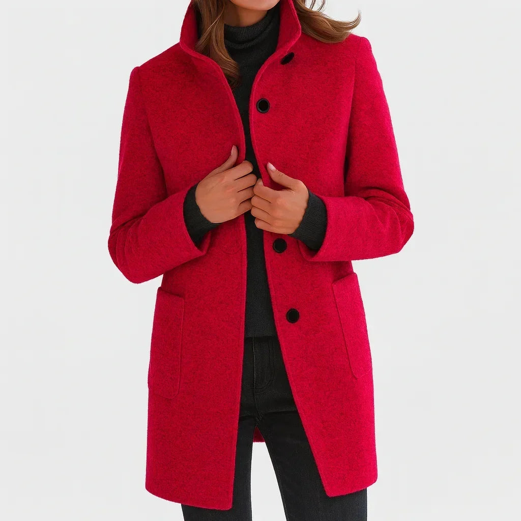 Vivienne | Manteau à Col Montant