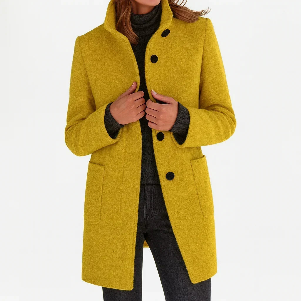 Vivienne | Manteau à Col Montant